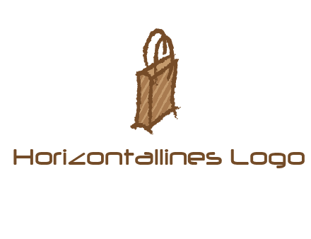 grunge shopping logo
