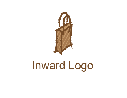 grunge shopping logo