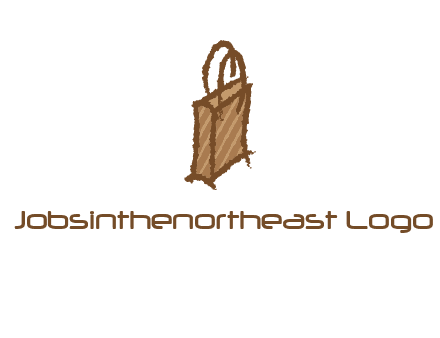 grunge shopping logo
