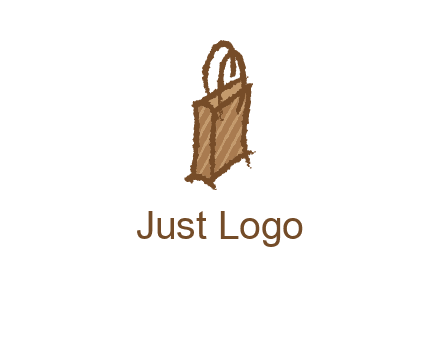 grunge shopping logo