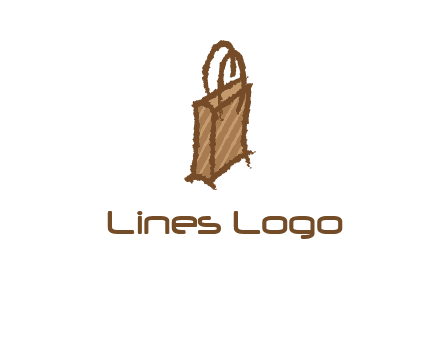grunge shopping logo