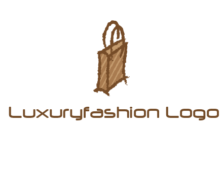grunge shopping logo