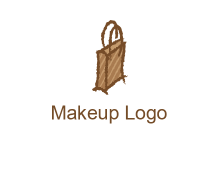 grunge shopping logo