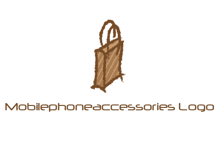 grunge shopping logo