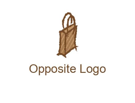 grunge shopping logo