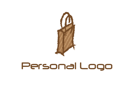 grunge shopping logo