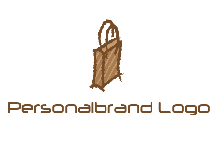 grunge shopping logo