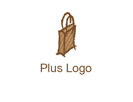 grunge shopping logo