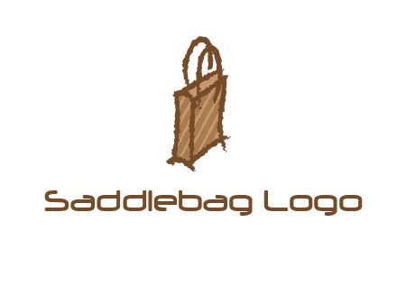 grunge shopping logo