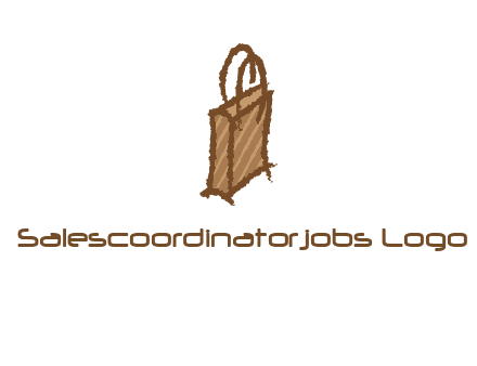 grunge shopping logo