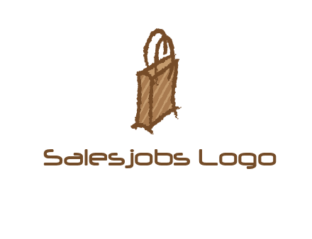 grunge shopping logo
