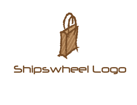 grunge shopping logo