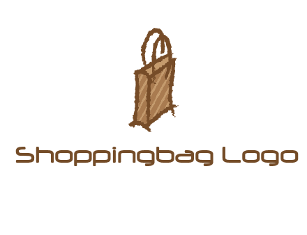 grunge shopping logo