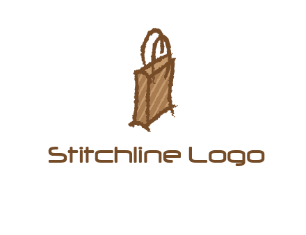 grunge shopping logo
