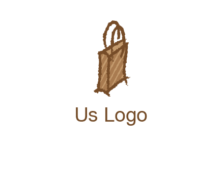 grunge shopping logo