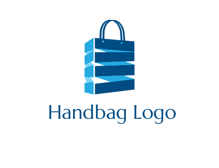 3D shopping logo