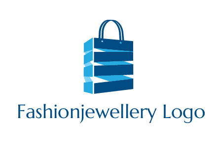 3D shopping logo