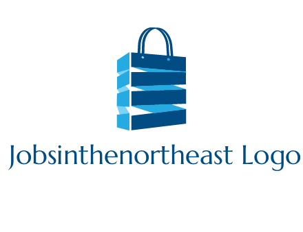 3D shopping logo