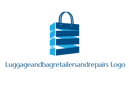 3D shopping logo