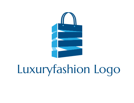 3D shopping logo