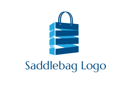 3D shopping logo