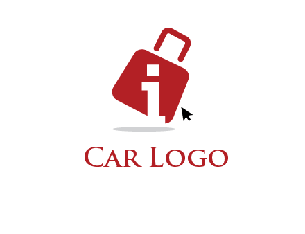 luggage shopping logo