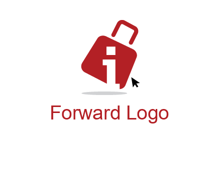 luggage shopping logo