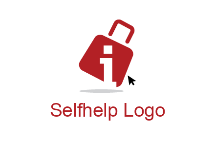 luggage shopping logo