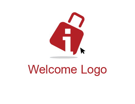 luggage shopping logo