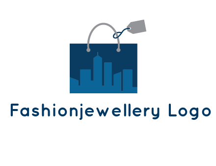 shopping bag with price tag icon