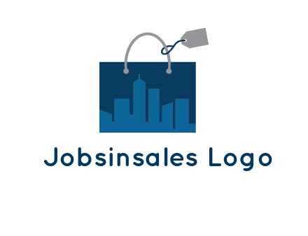 shopping bag with price tag icon