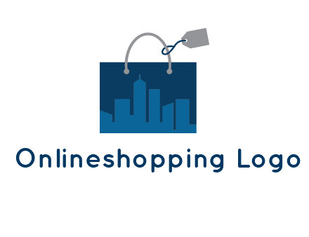 shopping bag with price tag icon