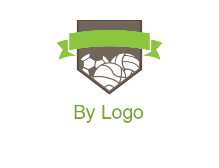 balls in shield logo