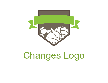 balls in shield logo