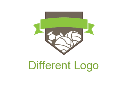 balls in shield logo