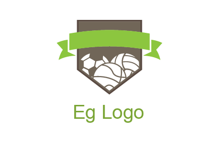 balls in shield logo