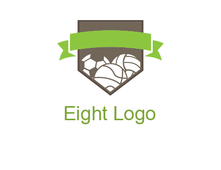 balls in shield logo
