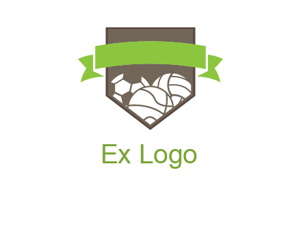 balls in shield logo
