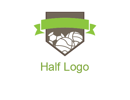 balls in shield logo