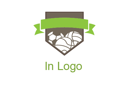 balls in shield logo