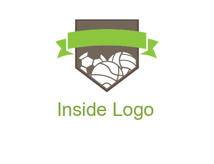 balls in shield logo