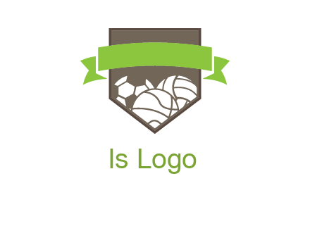 balls in shield logo