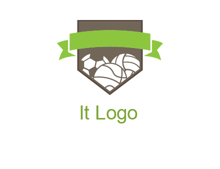 balls in shield logo