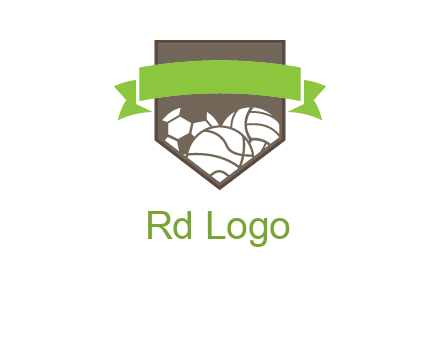 balls in shield logo