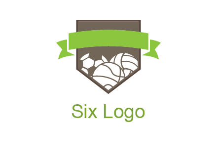 balls in shield logo