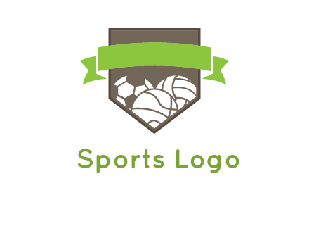 balls in shield logo