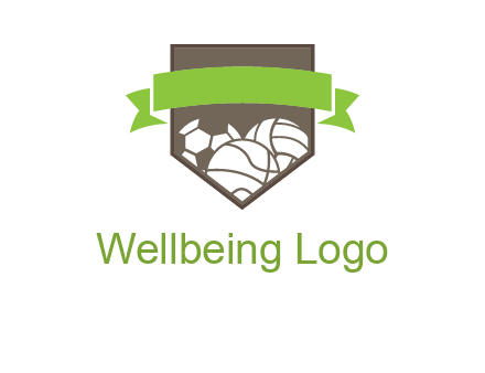 balls in shield logo
