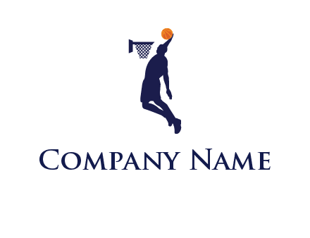 basketball player logo