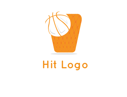ball in basket logo