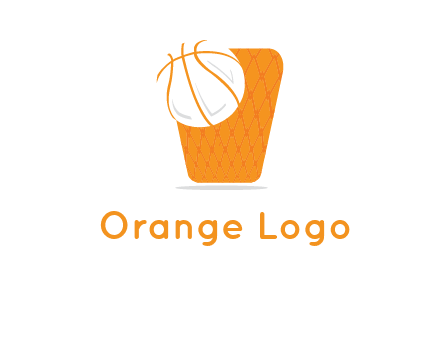 ball in basket logo
